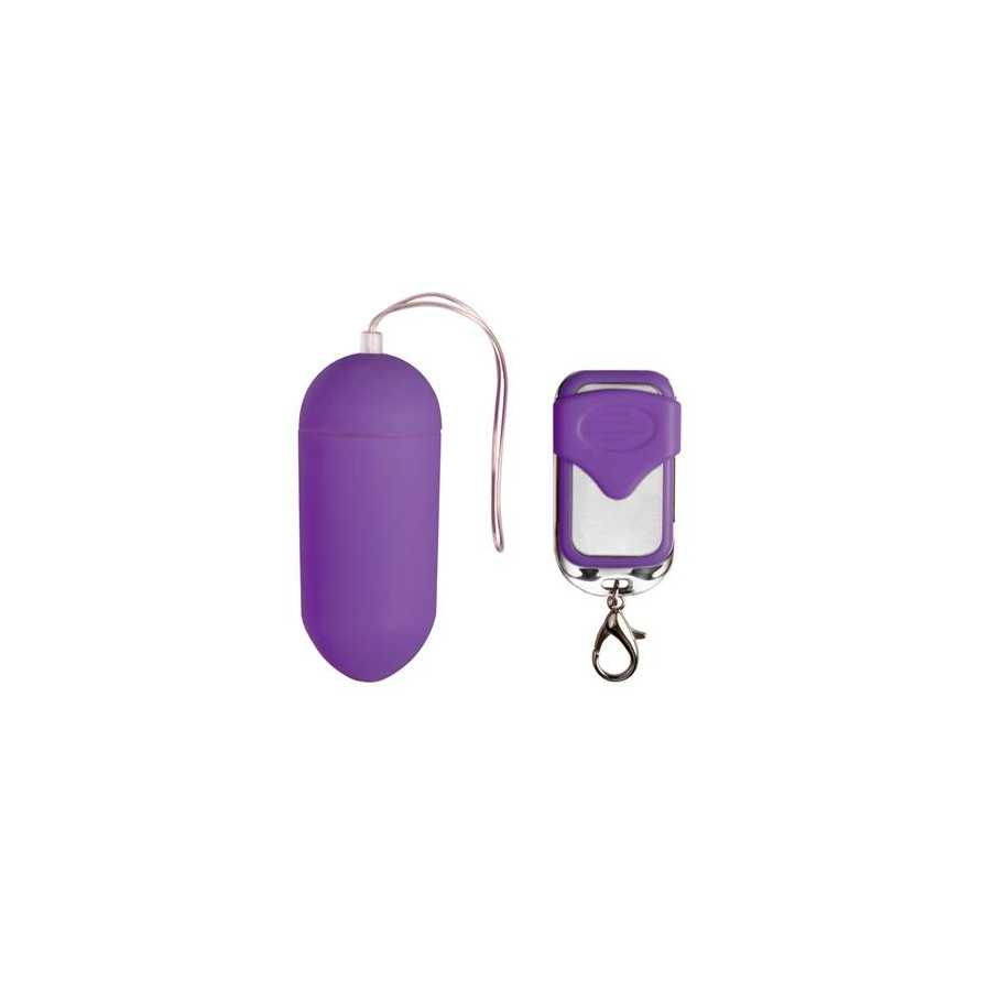 Huevo Vibrador Control Remoto 10 Funciones Purpura