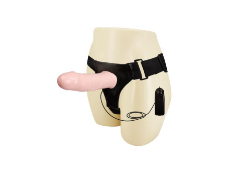 Arnes con Dildo Hueco Mens Pants Vibrador
