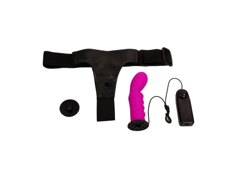 Arnes con Dildo Purpura 155 cm
