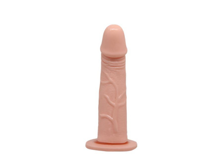 Baile Arnes con Dildo Vibrador Natural 15 cm