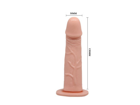 Baile Arnes con Dildo Vibrador Natural 15 cm