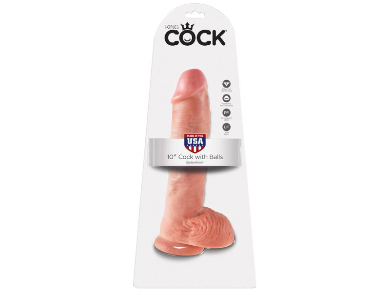 Dildo Reaslista con Testiculos 10