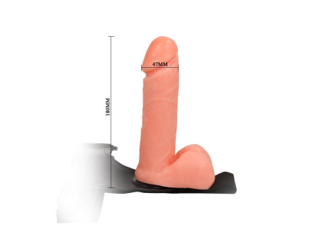 Arnes con Dildo y Testiculos 175 cm