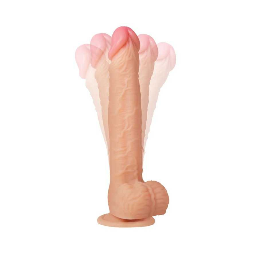 Magnus 30 Dildo Realista Vibrador y Rotador Control Remoto Silicona Liquida