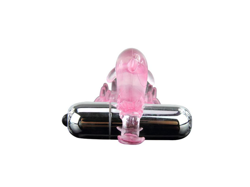 Anillo Vibrador Love Dolphig Ring Rosa