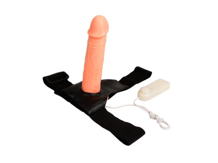 Arnes con Dildo Hueco Jessica 18 cm Arnes con Dildo Hueco Jessica 18 cm