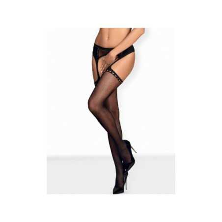 Liguero de Bodystocking S314 Talla Unica Negro