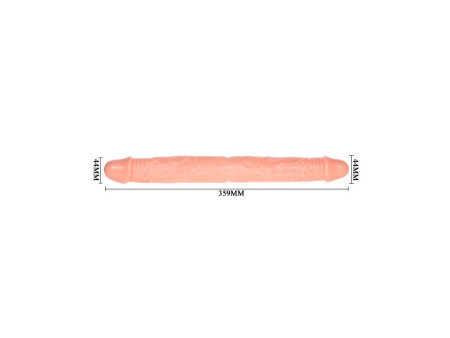 Baile Dildo Doble Color Natural Baile Dildo Doble Color Natural