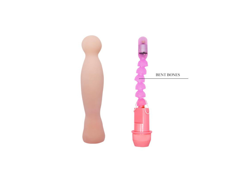 Dildo VIbrador Color Natural 22 cm