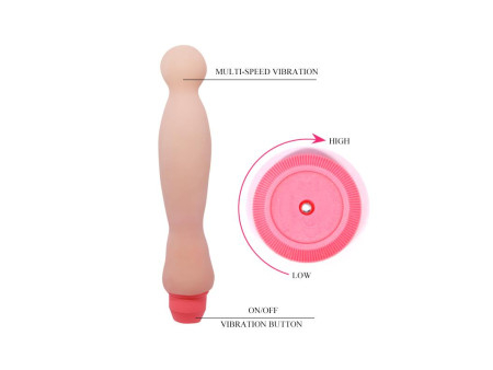 Dildo VIbrador Color Natural 22 cm Dildo VIbrador Color Natural 22 cm