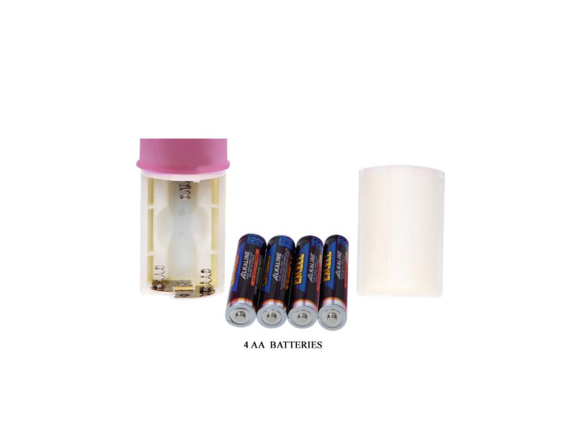 Baile Vibrador Transparente Color Rosa