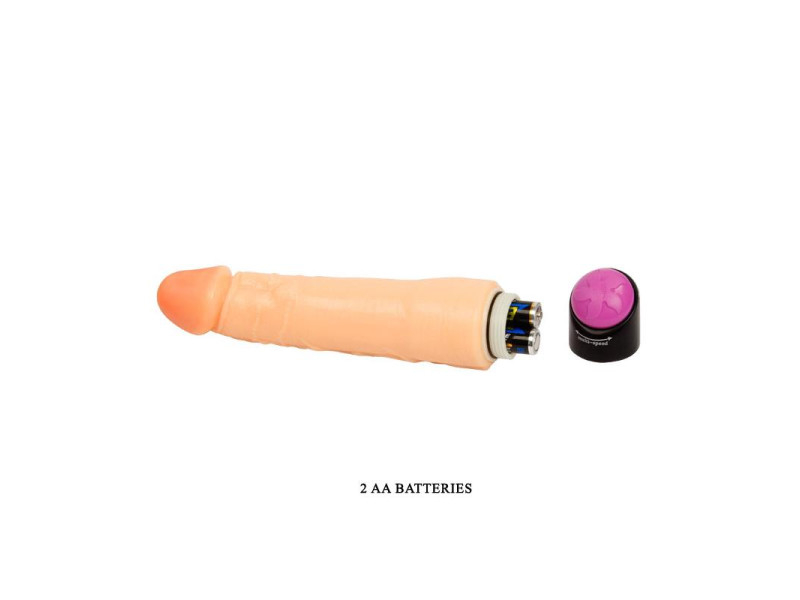 Vibrador Color Natural 25 cm
