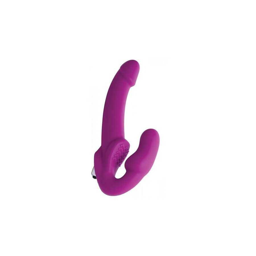 Evoke Vibrador Doble Sin Arnes Purpura