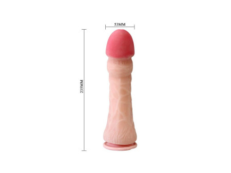 Baile Dildo con Ventosa Color Natural 235 cm