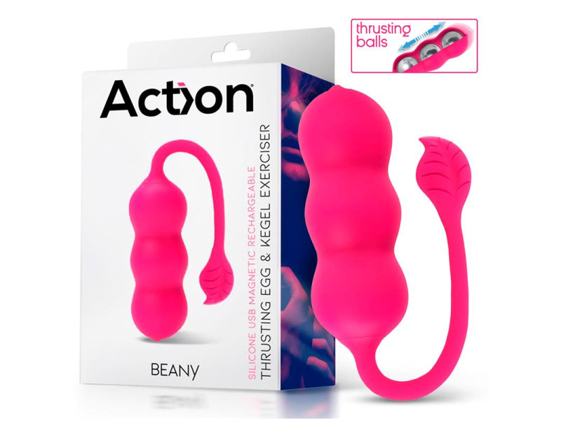 Beany Huevo Vibrador y Entrenador Suelo Pelvico con Empuje Beany Huevo Vibrador y Entrenador Suelo Pelvico con Empuje