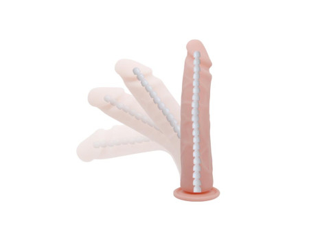 Dildo con Ventosa Color Natural 235 cm Dildo con Ventosa Color Natural 235 cm