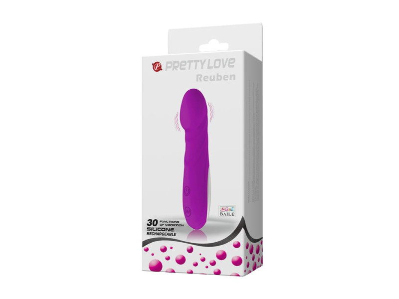 Pretty Love Mini Masajeador Reuben Color Purpura