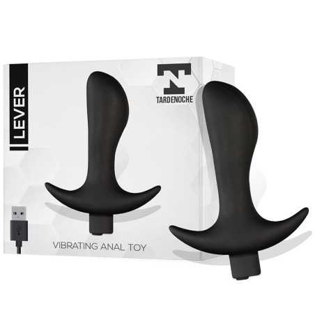 Lever Plug Anal con Vibracion USB Silicona