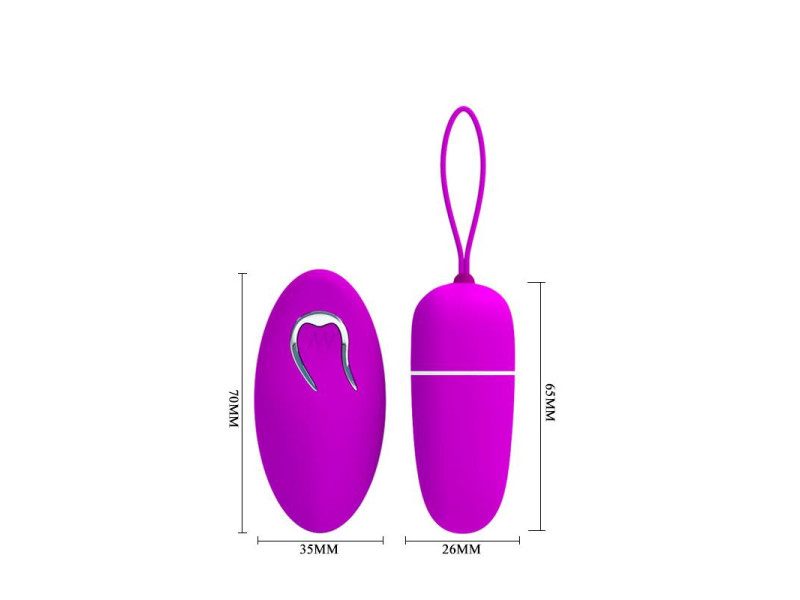 Pretty Love Huevo Vibrador Bradley Color Purpura