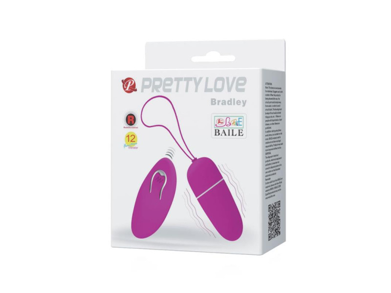 Pretty Love Huevo Vibrador Bradley Color Purpura