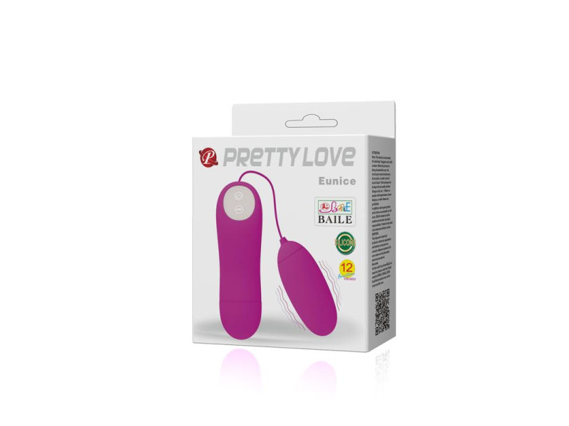 Pretty Love Huevo Vibrador Eunice Color Purpu CL70