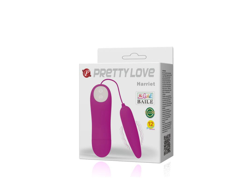 Pretty Love Huevo Vibrador Harriet Color Purp CL70
