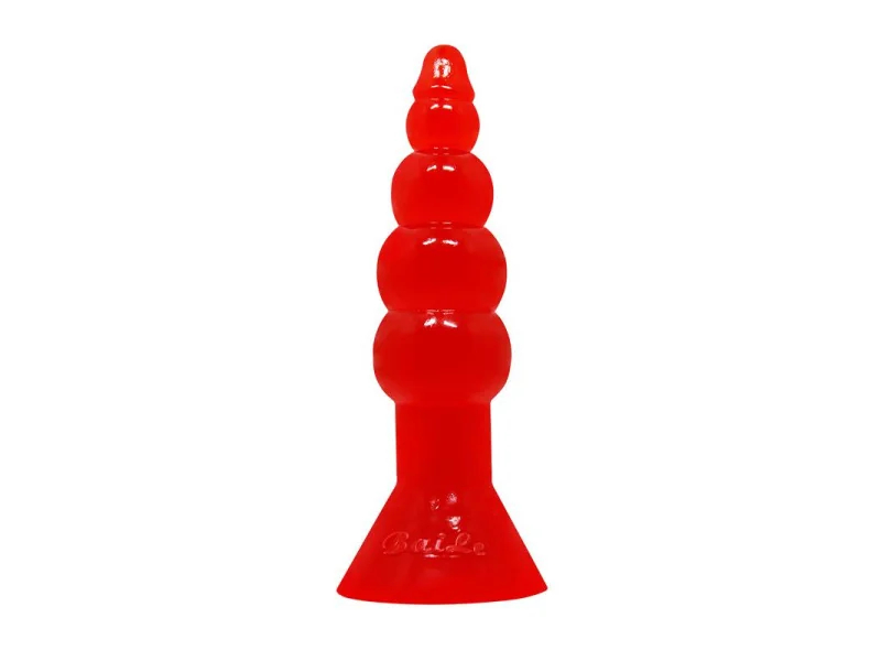 Baile Plug Anal Forma Bulbosa Color Naranja Baile Plug Anal Forma Bulbosa Color Naranja