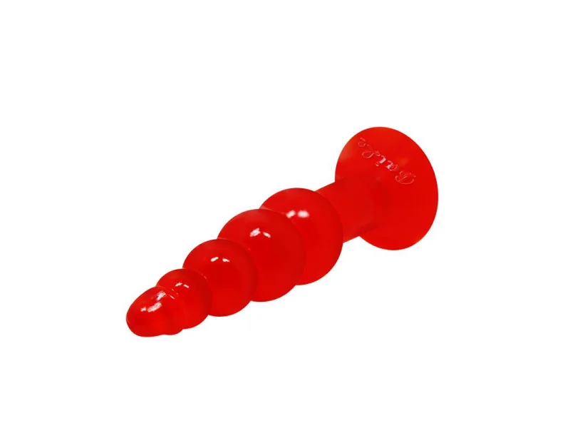 Baile Plug Anal Forma Bulbosa Color Naranja