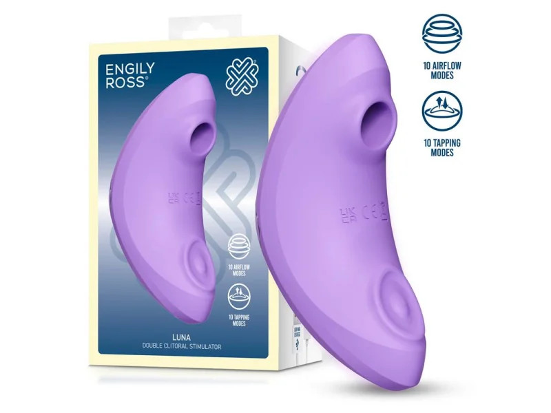 Luna Estimulador de Clitoris con Succion y Pulsacion