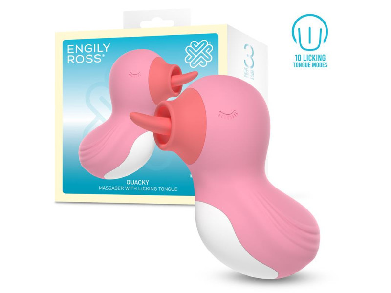 Quacky Masajeador con Lengua Licking
