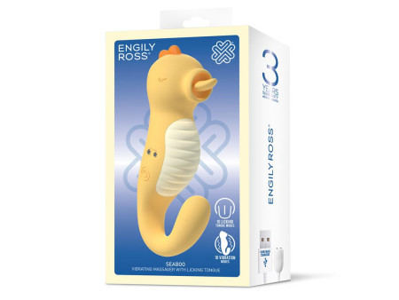 Seaboo Masajeador con Vibracion y Lengua Licking