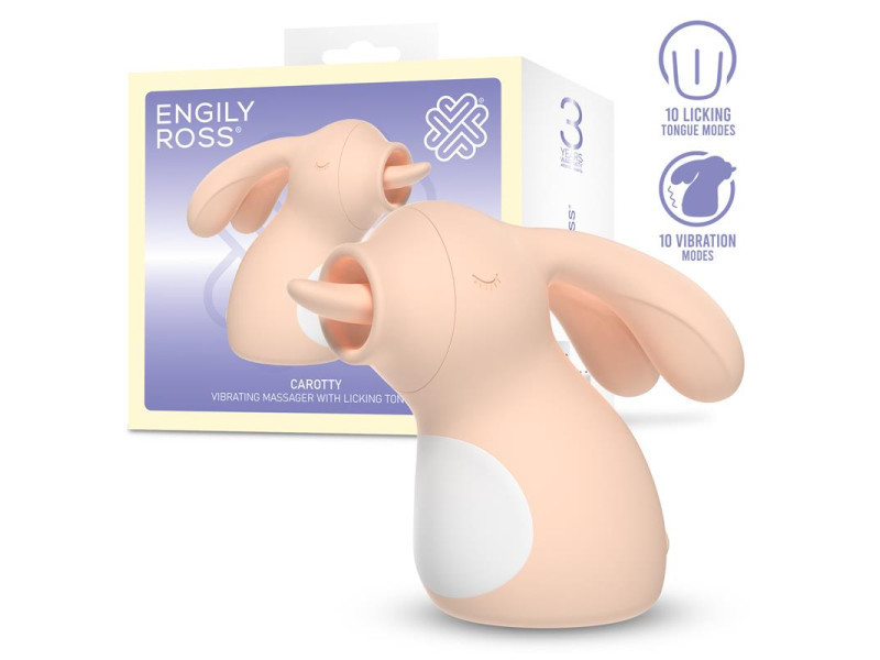 Carotty Masajeador con Vibracion y Licking