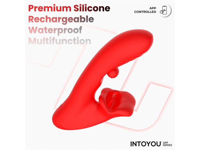 Franky Vibrador con Biting y Bola Rotativa con APP