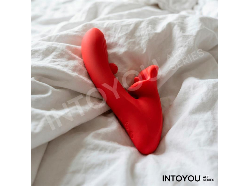 Franky Vibrador con Biting y Bola Rotativa con APP