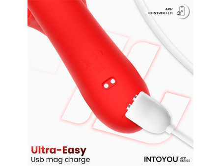 Franky Vibrador con Biting y Bola Rotativa con APP