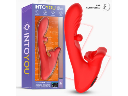 Franky Vibrador con Biting y Bola Rotativa con APP