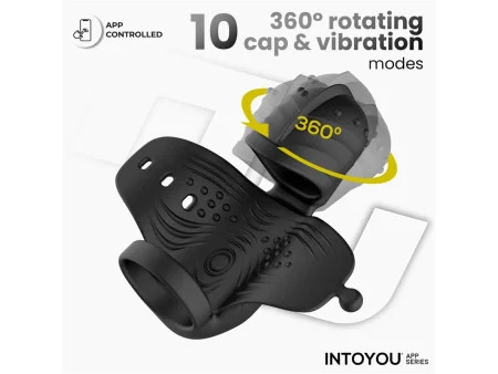 Zonte Masturbador con Rotacion y Vibracion con App