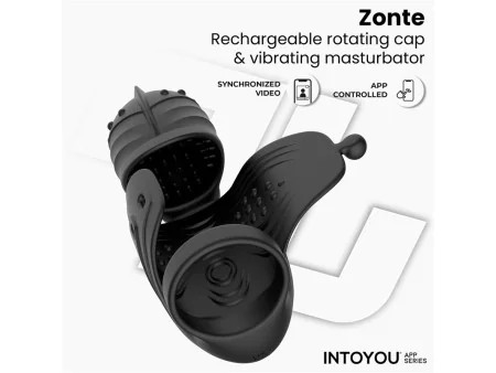 Zonte Masturbador con Rotacion y Vibracion con App