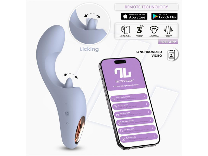 Licky Vibrador con Lengua Licking con App