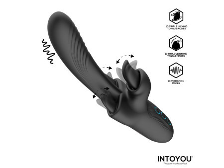 Triton Vibrador Triple Lengua