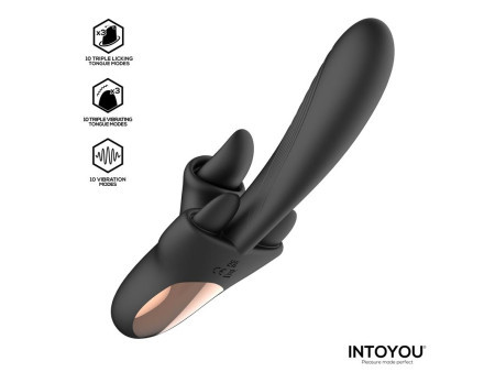Triton Vibrador Triple Lengua