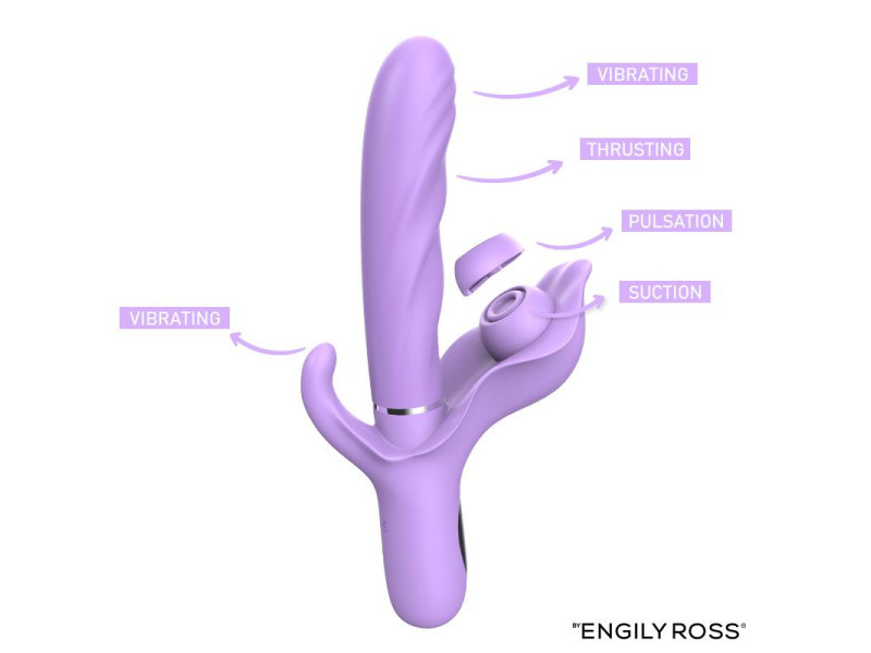 Apollo Vibrador con Thrusting Tapping y Succion