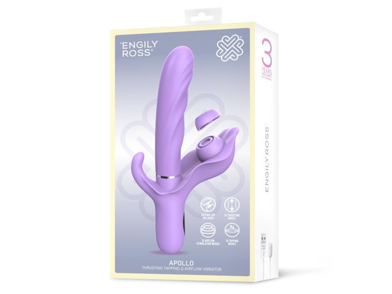 Apollo Vibrador con Thrusting Tapping y Succion