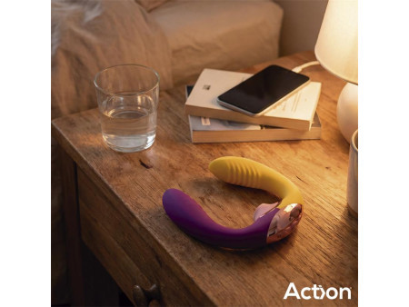 Two Lovers 3 in 1 Vibrador con Finger y Succion