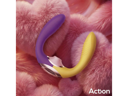 Two Lovers 3 in 1 Vibrador con Finger y Succion