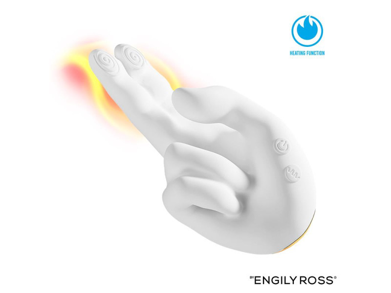 Flirty Hand Estimulador Finger con Efecto Calor