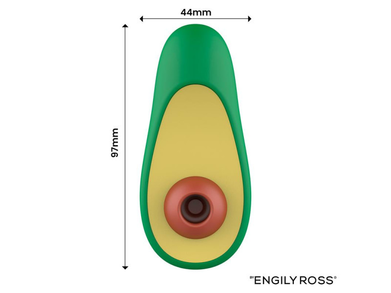 Avocado Estimulador de Clitoris con Succion