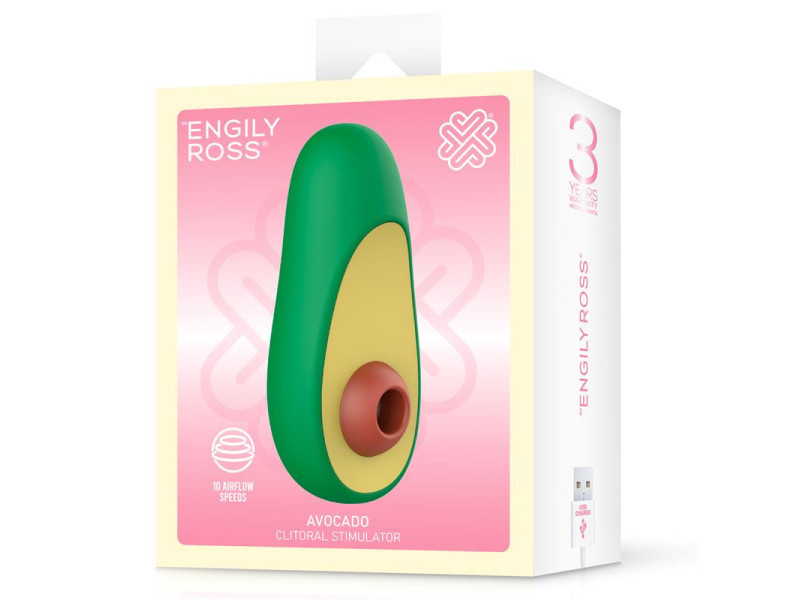 Avocado Estimulador de Clitoris con Succion
