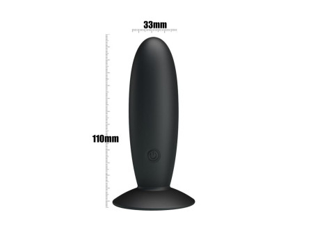 Pretty Love Plug Anal Vibrador Color Negro