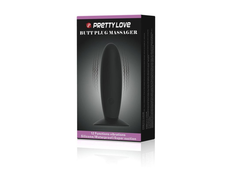 Pretty Love Plug Anal Vibrador Color Negro